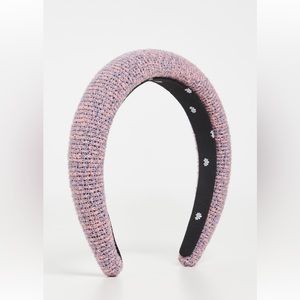 Lele Sadoughi Petite Padded Headband pastel boucle